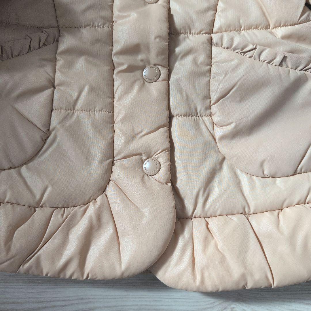 テ*ド様 ミキハウス フード付き中綿ジャンパー ベージュ 90cm - メルカリ