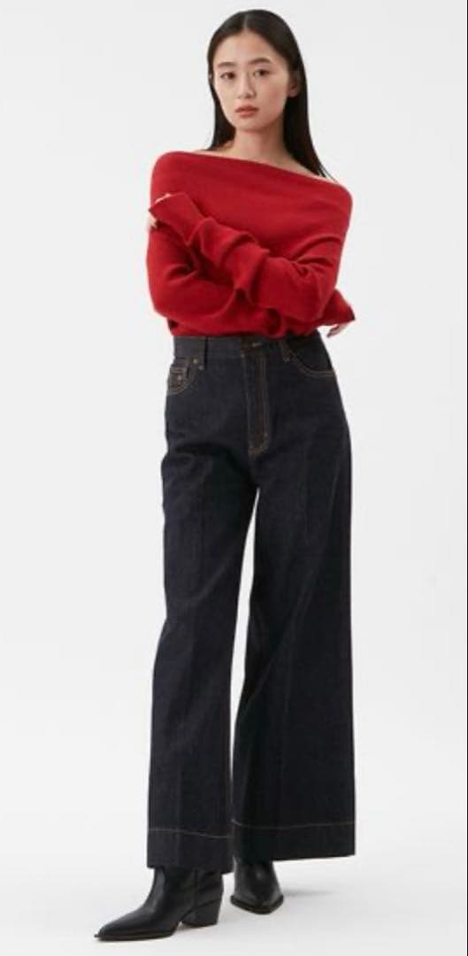 mila owen ヘムデザインセミフレアデニムパンツ ヘムデザインセミフレアデニムパンツ(デニムパンツ)｜パンツ｜Mila