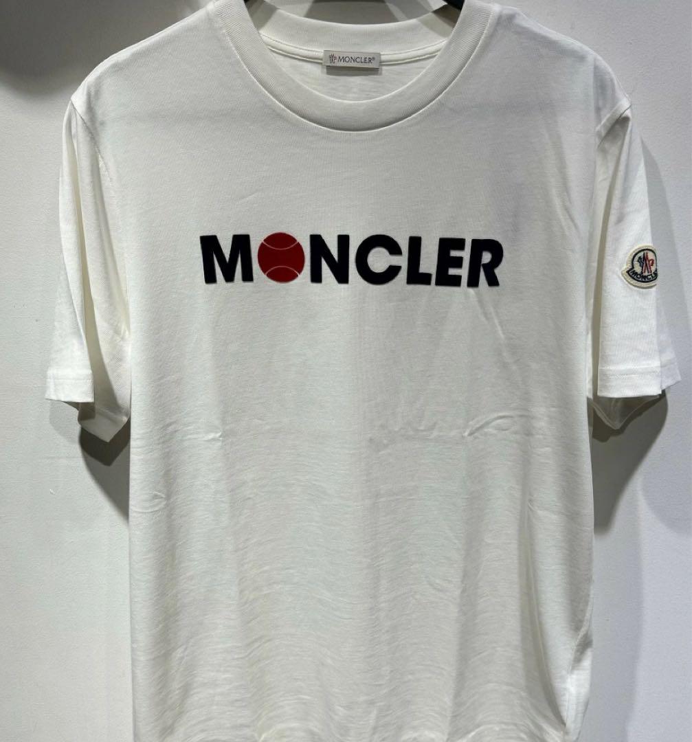 MONCLER ロゴ Tシャツ ホワイト 31551034_60845012_600.jpg