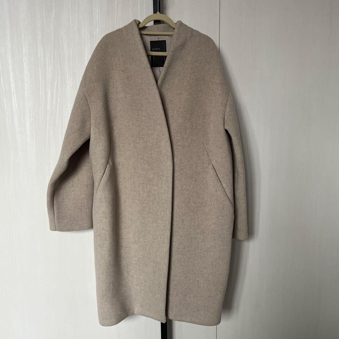 NOBLE ベージュ コート NOBLE（ノーブル） コート 38 ベージュ レディース : ZOZOTOWN Yahoo