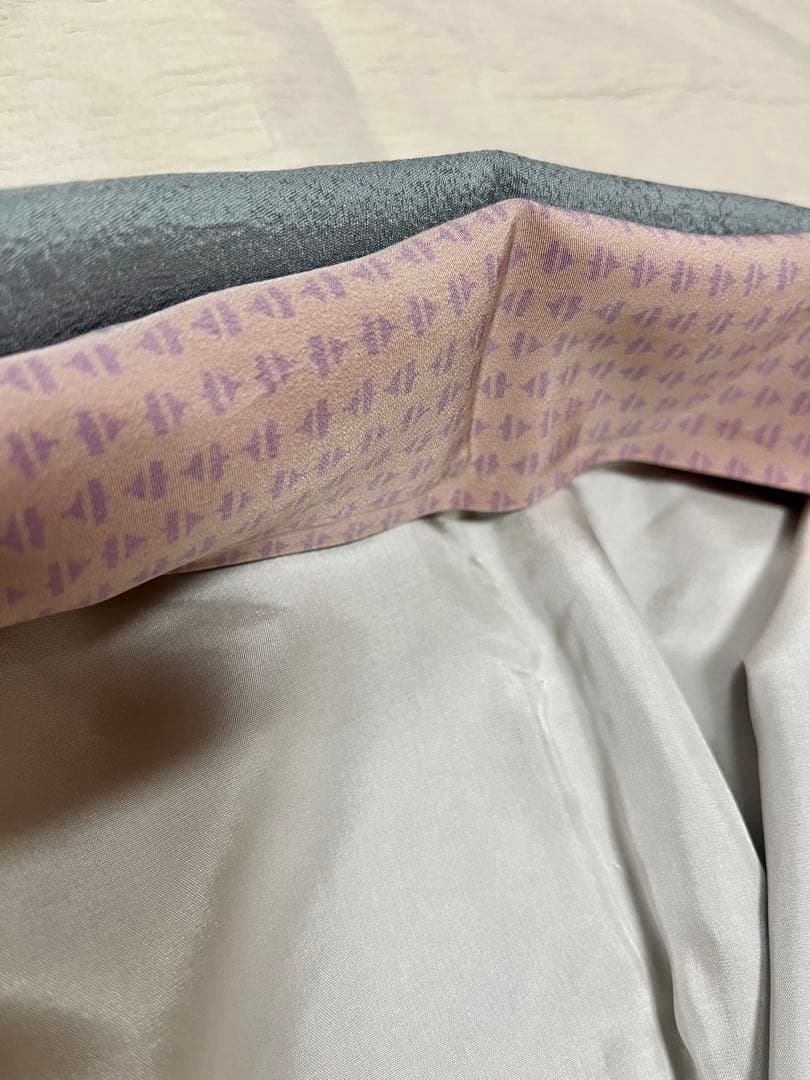 値下げしました❣️色無地 袷☆重ね衿付き☆逸品 ロング - メルカリ