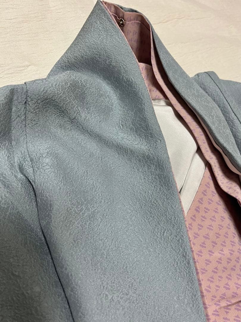 値下げしました❣️色無地 袷☆重ね衿付き☆逸品 ロング - メルカリ