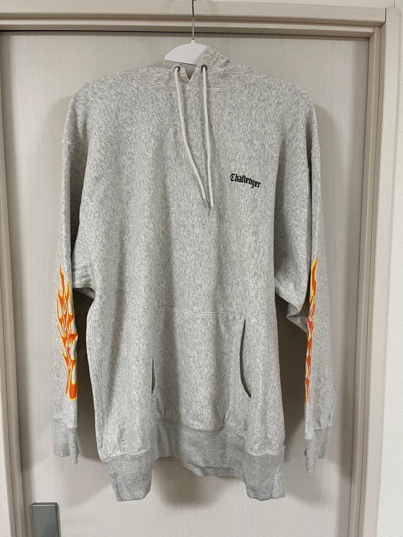 CHALLENGER FLAMES HOODIE チャレンジャー　SIZE：L CHALLENGER FLAMES HOODIE (BLUE) CLG-SW 023-006 公式通販
