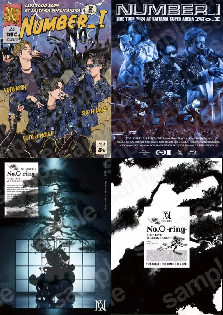 Number_i LIVE TOUR & NumberｉNo.O-ring 4枚 Number_i 単独コンサート「No.O -ring-」を有明アリーナにて開催