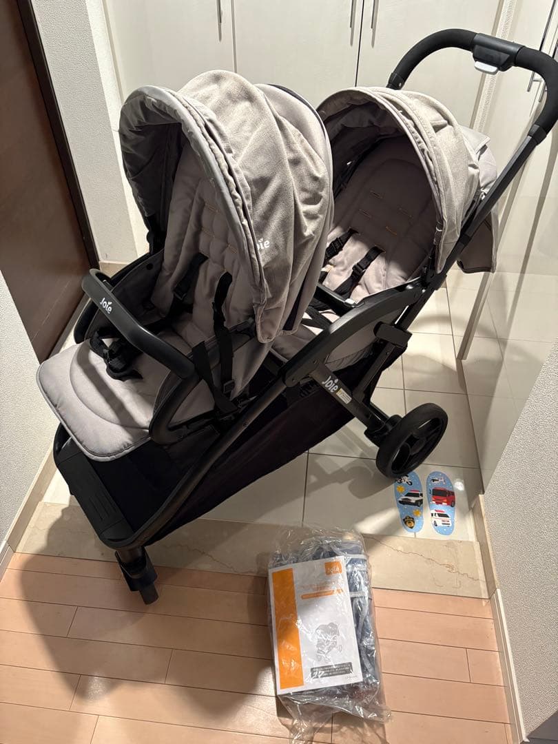 【Joie】ベビーカー/エヴァライトデュオ/二人乗り/グレーフランネル Joie ベビーカー エヴァライトデュオ（グレーフランネル）」について