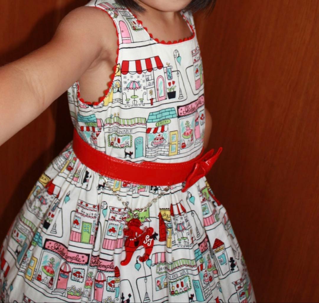 シャーリーテンプル 110 ワンピース 街柄 - メルカリ