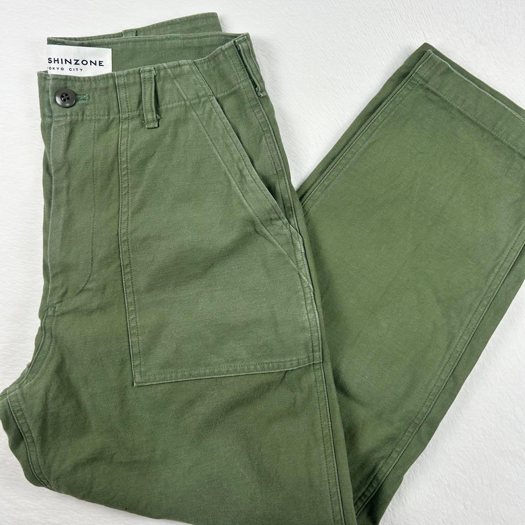 b1278✨美品✨【Shinzone】ベイカーパンツ　希少サイズ　40　カーキ 楽天市場】THE SHINZONE(シンゾーン)/BAKER PANTS ベイカーパンツ