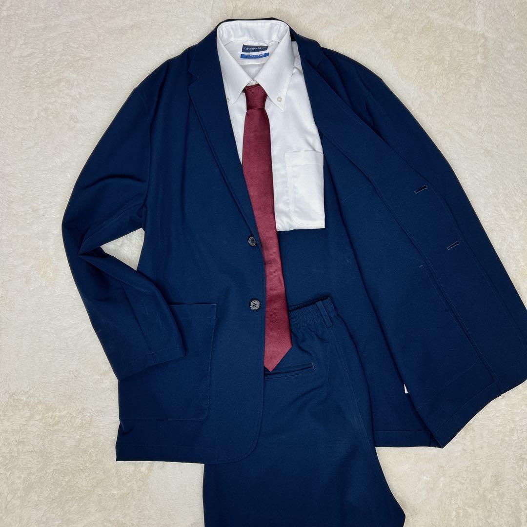 ニューバランス THE CITY スーツ セットアップ ジャージ 紺 XL 極美品】ニューバランス THE CITY セットアップ ネイビー XL 完売品