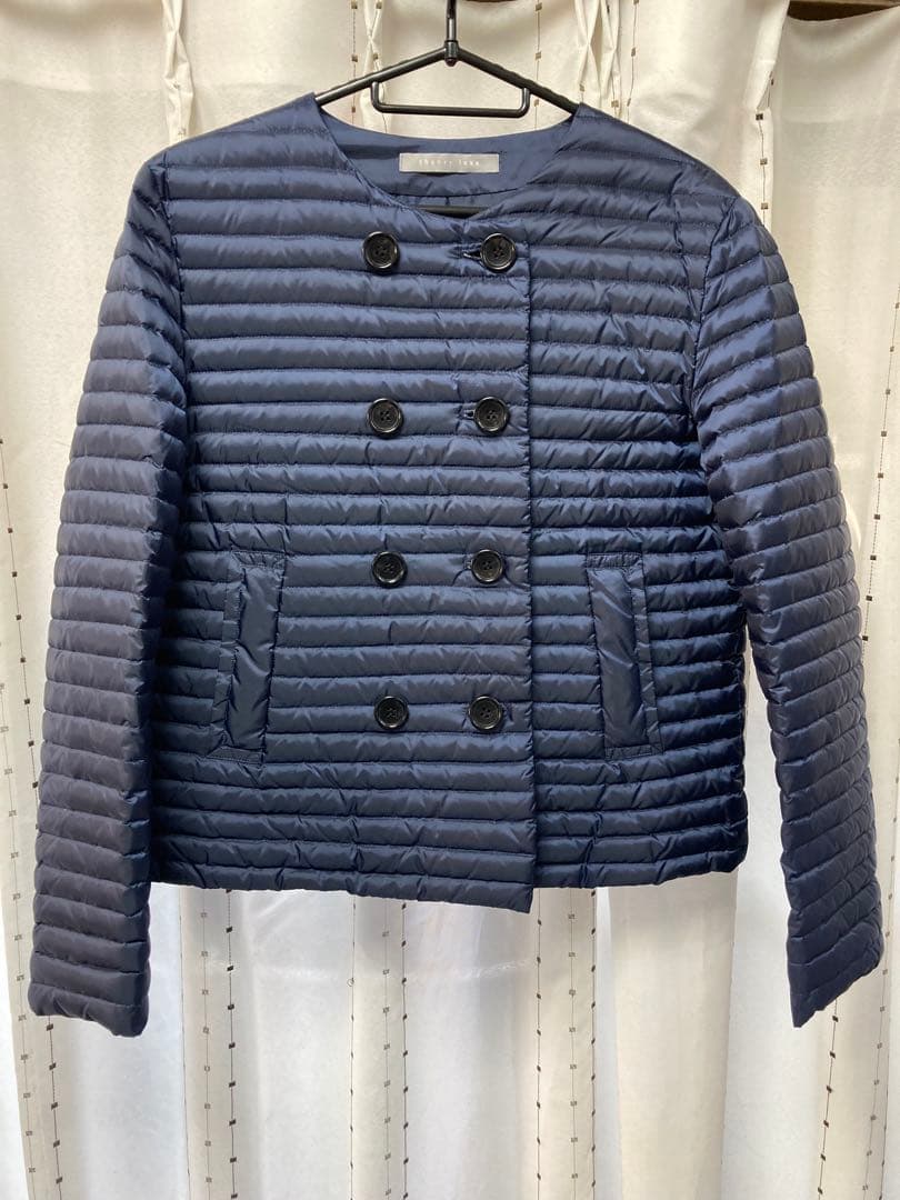 theory luxe ショートダウンジャケット theory / セオリー | 光沢 ショートダウンジャケット | S | ホワイト