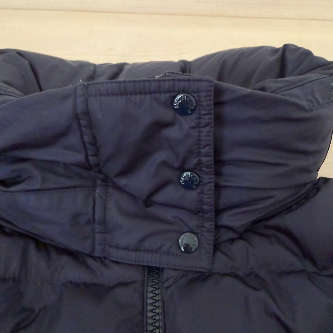 モンクレール ダウンコート フラメッテ ネイビー 2way ロゴ - メルカリ