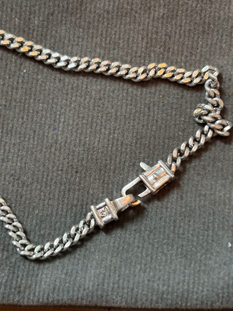 アクセサリー TOM WOOD Curb Bracelet M 7.7inch