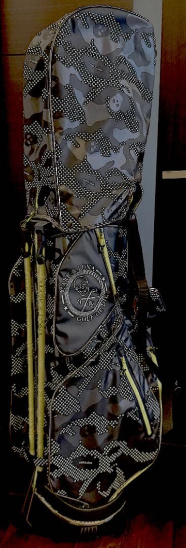 ✨送料込✨新品＆未使用✨MARK&LONA 迷彩柄スタンド型キャディーバッグ MARK&LONA（マークアンドロナ） スタンド式キャディバッグ ブラウン×黒