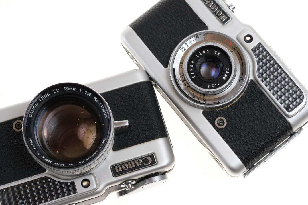 キヤノン DEMI & DEMI-C レンズ3本 モルト張替 2台セット キヤノン DEMI & DEMI-C レンズ3本 モルト張替 2台セット