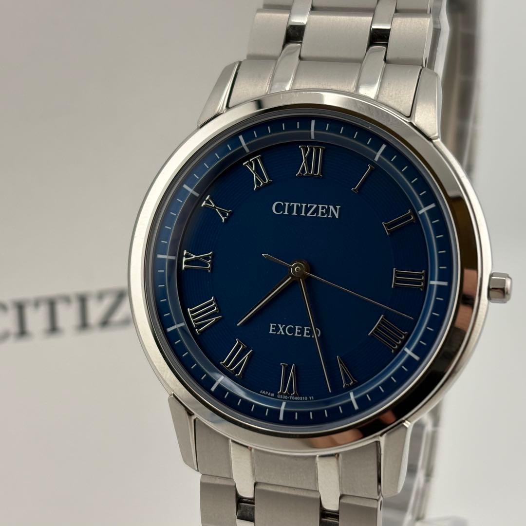 【極美品】シチズン エクシード G530-T027083 ブルー 箱説保 Yahoo!オークション -「シチズン g530」(ブランド腕時計) の落札相場