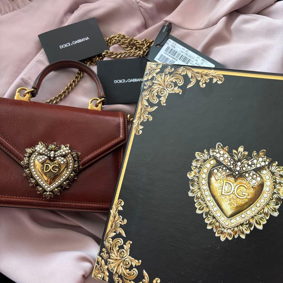 Dolce & Gabbana ブラウンショルダーバッグ Brownのウィメンズ MY SICILY プロンジェカーフスキン バッグ