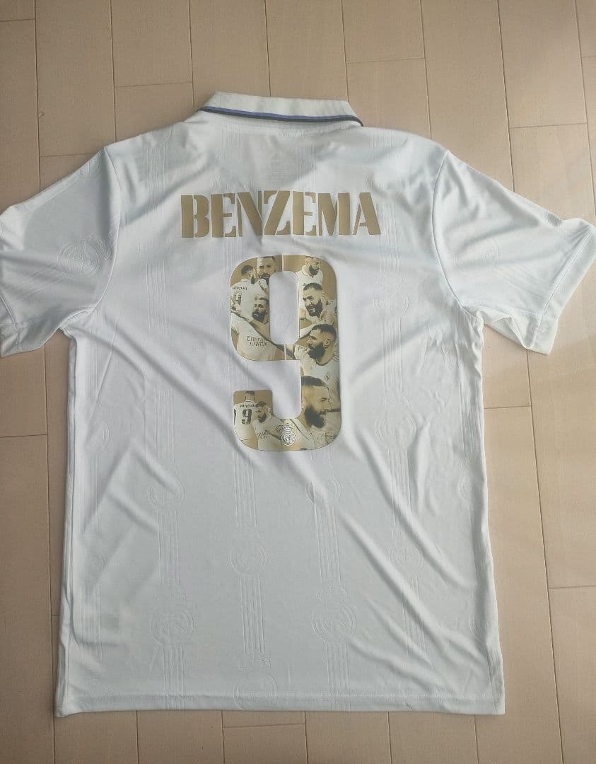ベンゼマ バロンドール受賞記念ユニフォーム adidas レアルマドリード 22/23 ユニフォーム ホーム 半袖 レプリカ #9