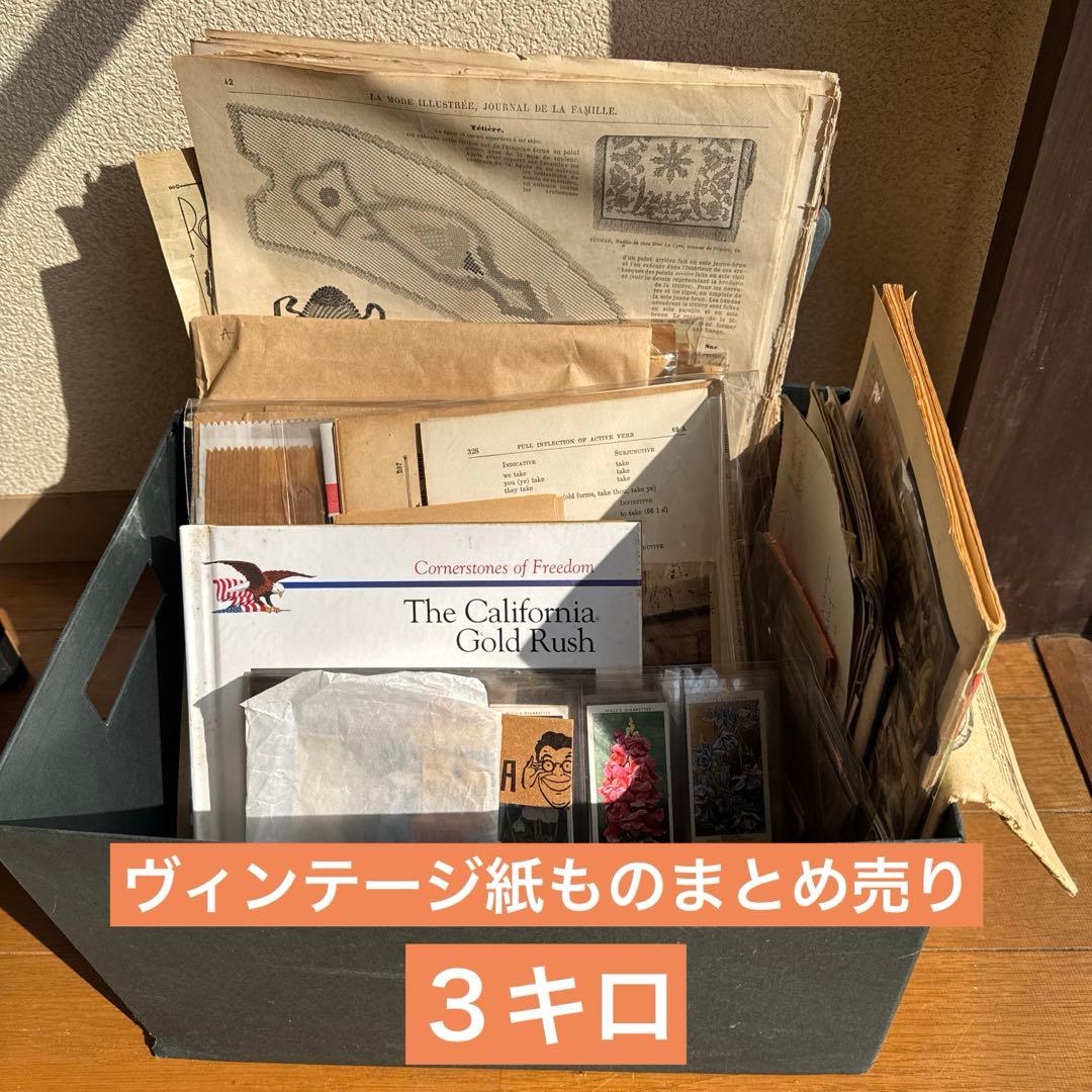 【超大容量】ヴィンテージ紙もの３キロ分 旅行用トランク「タイムボイジャー トロリー」 安達紙器工業 新潟県