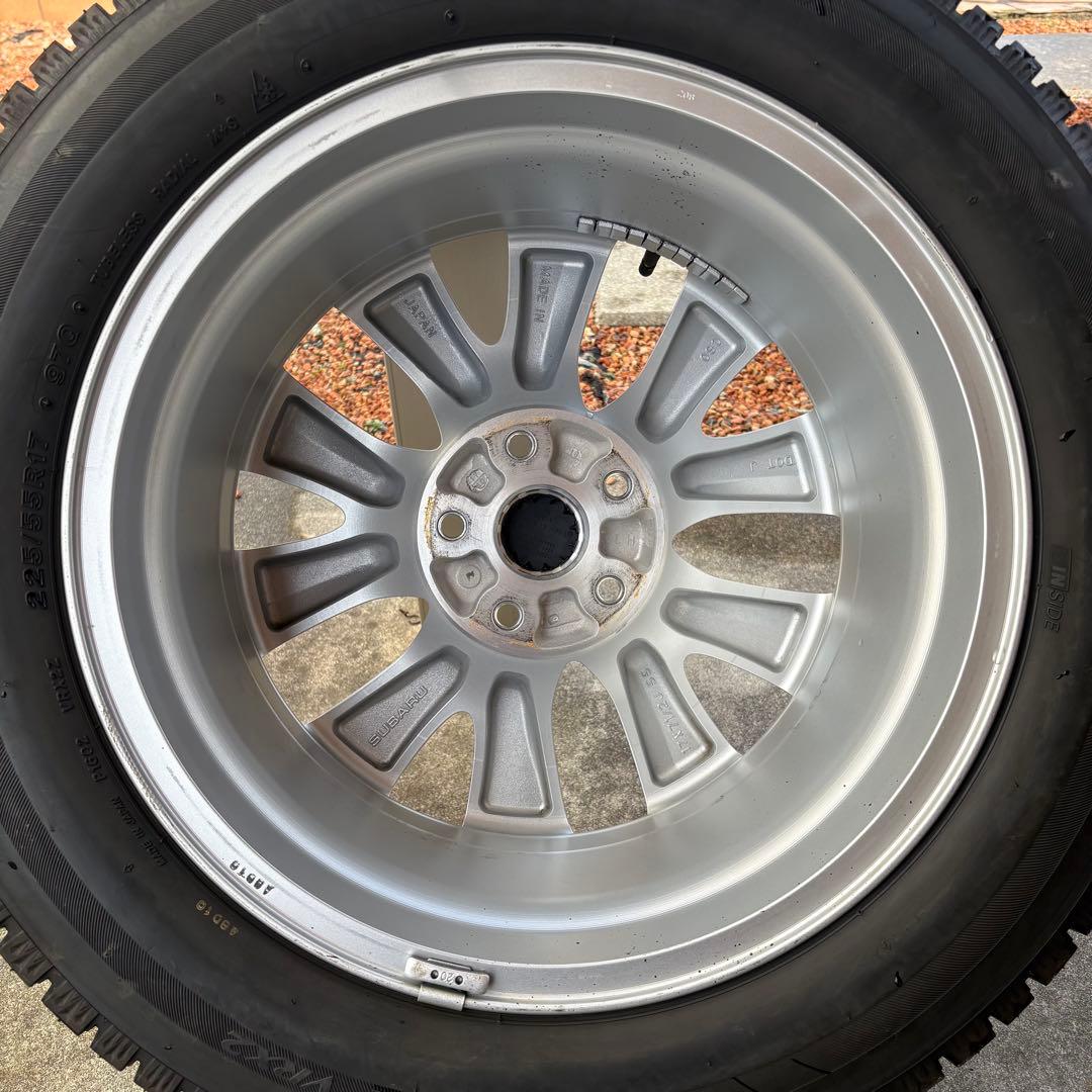 スバル レガシィ 純正17インチホイール 4本 225/55R17 VRX2 - メルカリ
