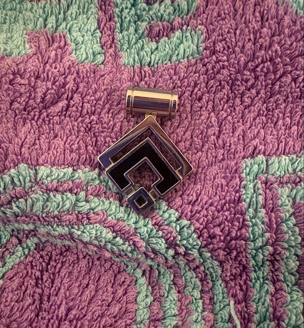 ▲ML816▲コラントッテ ネックレス トップのみ シルバー＆ブラック ボールバーチェーンネックレス「コラントッテ COA ネックレス LECT