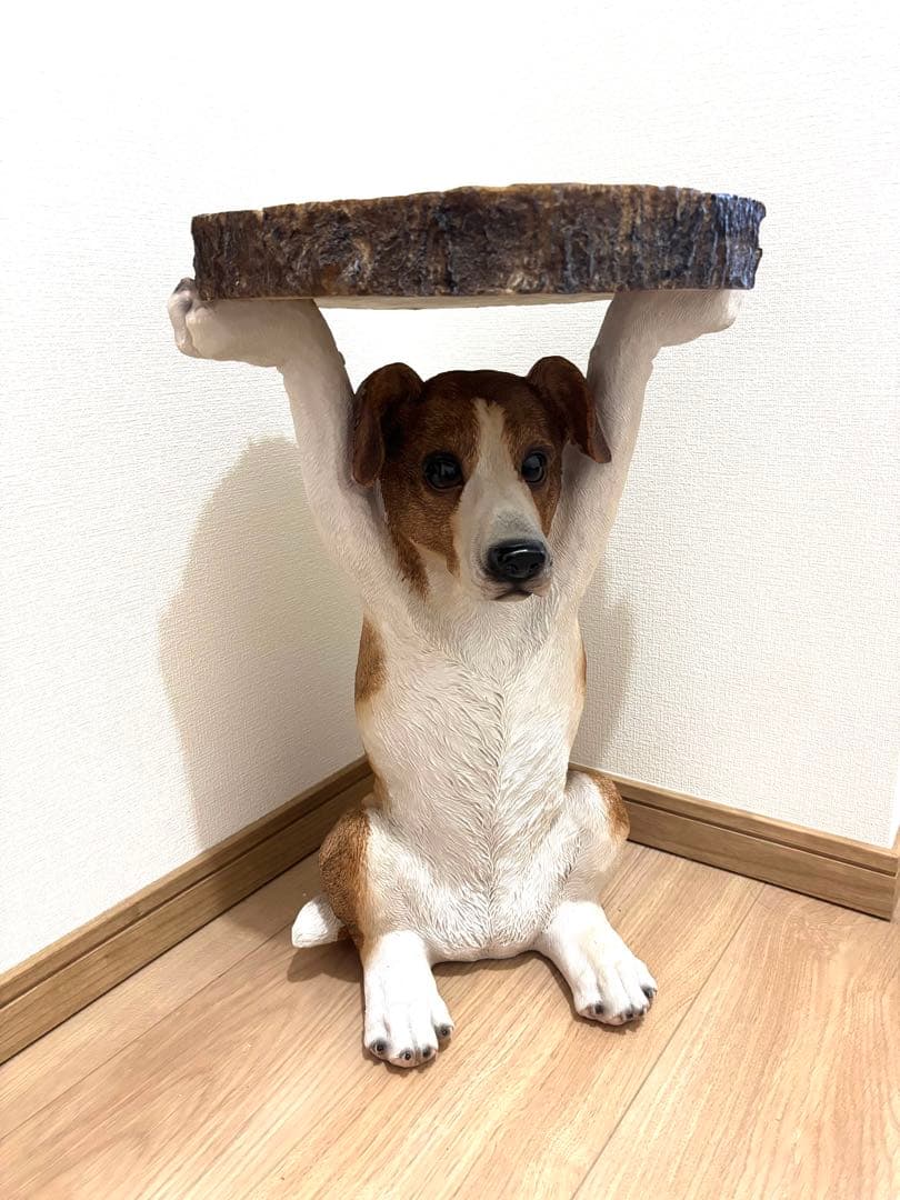 KARE アニマルサイドテーブル　ジャックラッセルテリア アニマルサイドテーブル ミスタージャック - サイドテーブルの通販