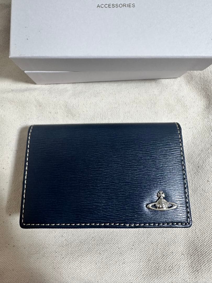Vivienne Westwood ネイビー名刺入れ 楽天市場】展示品箱なし ヴィヴィアンウエストウッド 名刺入れ カード