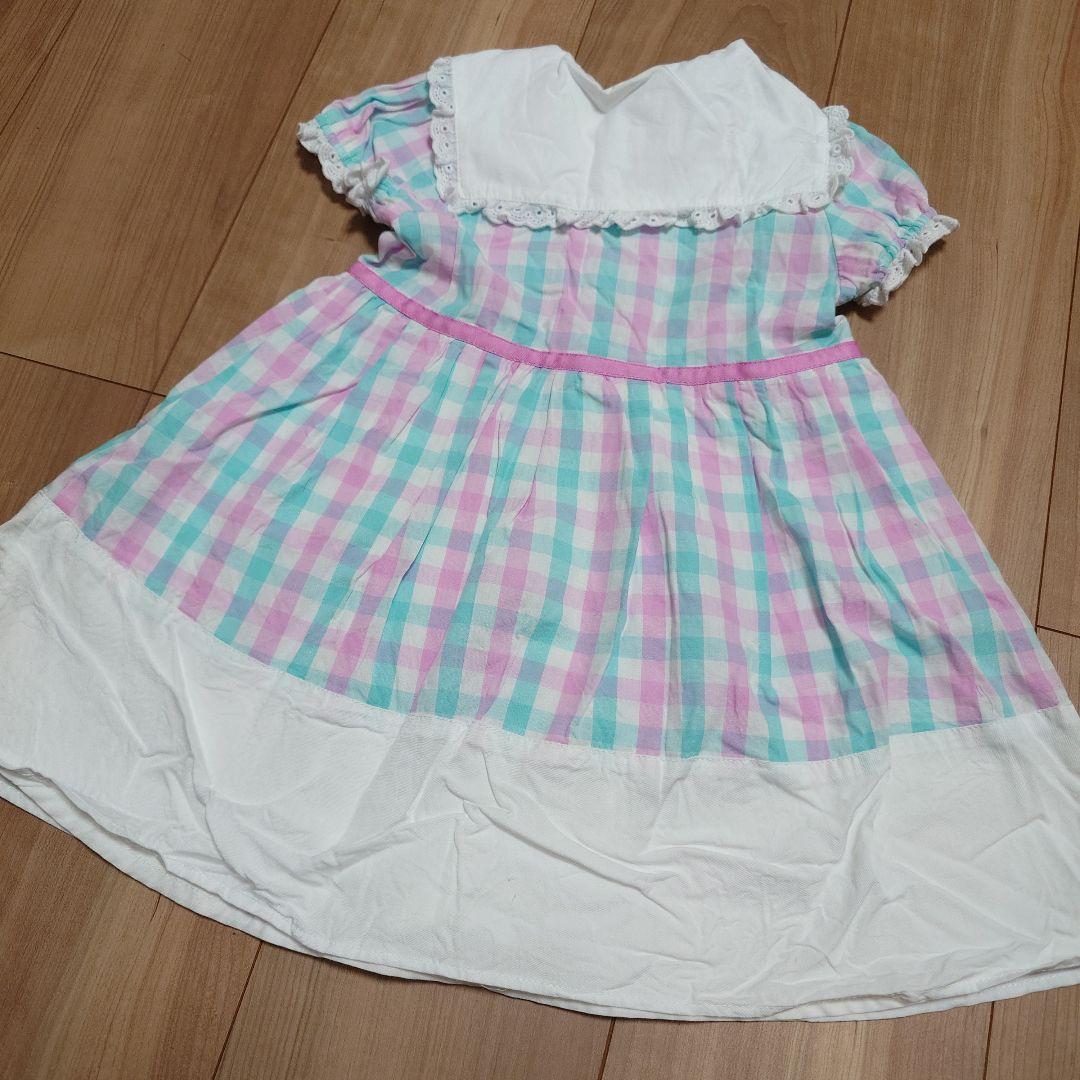 メゾピアノ　半袖ワンピース　100