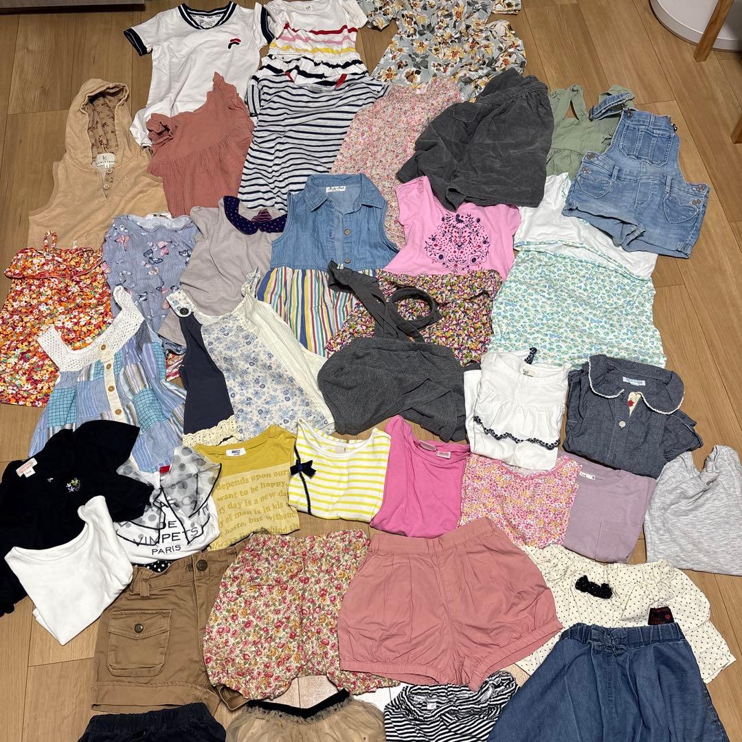 ブランドあり！100〜110サイズ 大量女の子 夏服おまとめセット 38点➕2