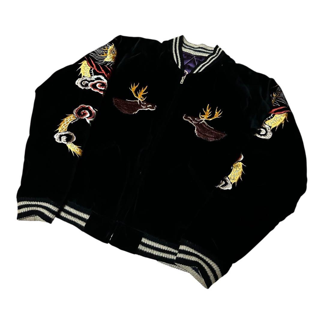 中古品 TAILOR 東洋 別珍 キルティング リバーシブル スカジャン S TAILOR TOYO テーラー東洋 スカジャン TT14466 