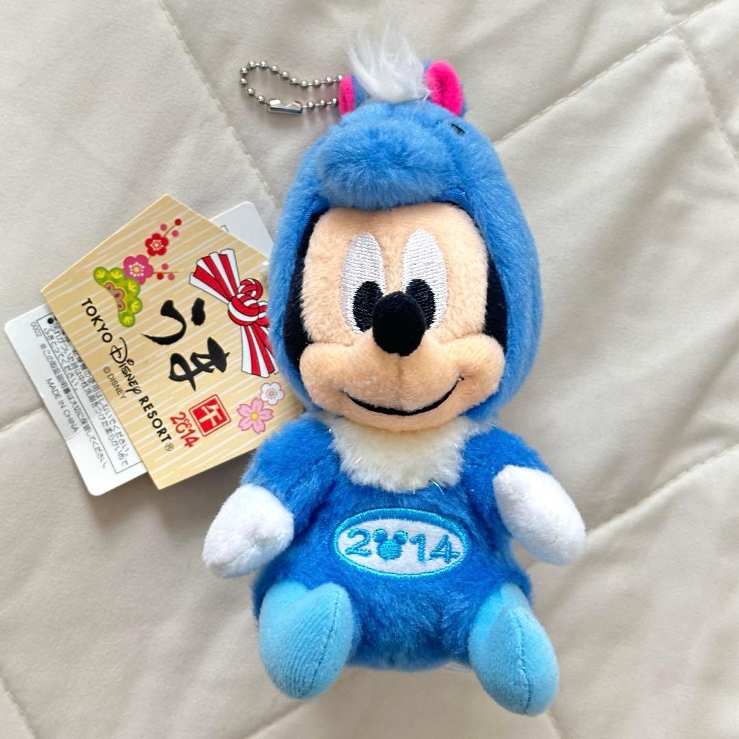 東京ディズニーリゾート 2014 干支 ミッキー ぬいぐるみバッジ うま