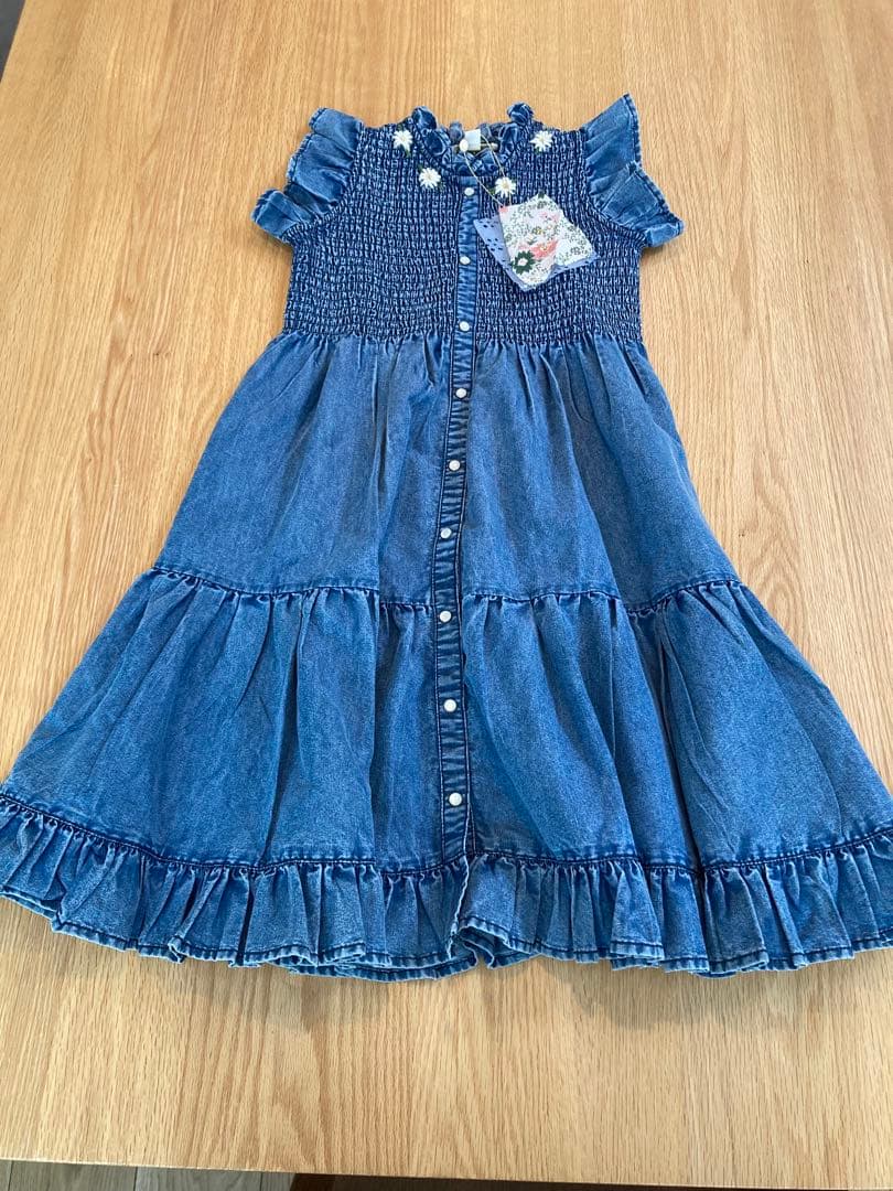 新品未使用タグ付き　Bonjour diary 4y BONJOUR DIARY]【残りわずか！】TUNIQUE WITH HAIR CLIP |