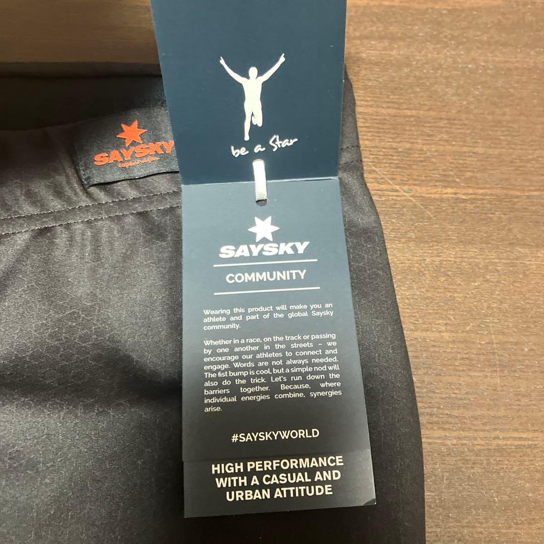 《新品》　SAYSKY セイスカイ ランニングパンツ　ロングタイツ　XS