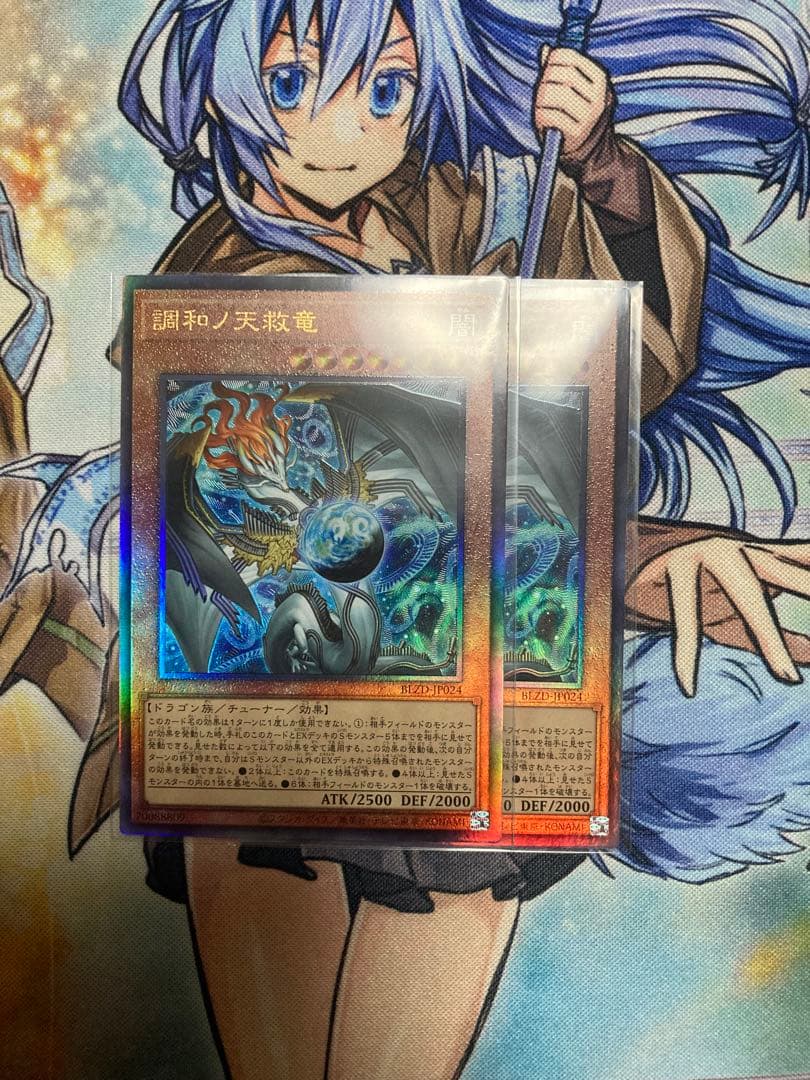 遊戯王 調和ノ天救竜 フィドラウリス ハルモニア レリーフ 2枚 - メルカリ