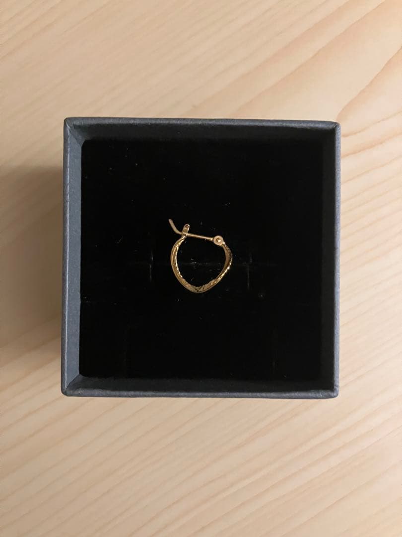 ゴールドフープピアス(片耳用) Goldfilled 14KGF アメリカ発 K14ゴールドフィルドフープピアス 片耳用