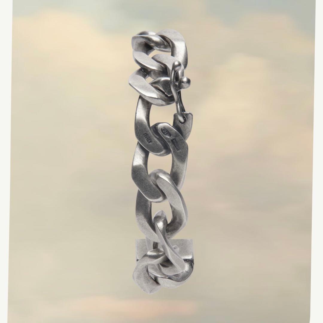 銘品】マルジェラ/IDブレスレット/シルバー/Sサイズ/S925