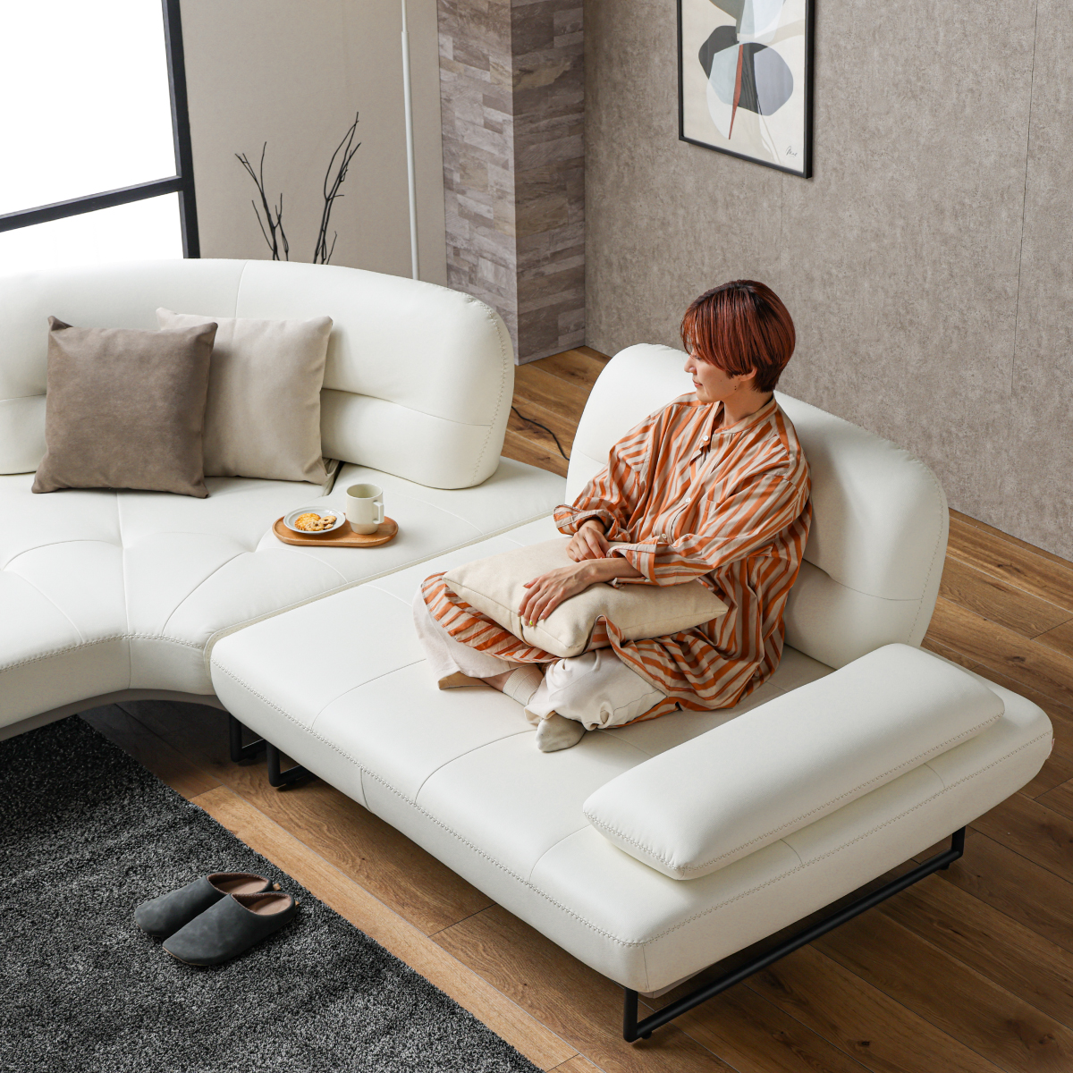 ラルス カウチソファ 幅266cm ｜ 関家具公式通販サイト