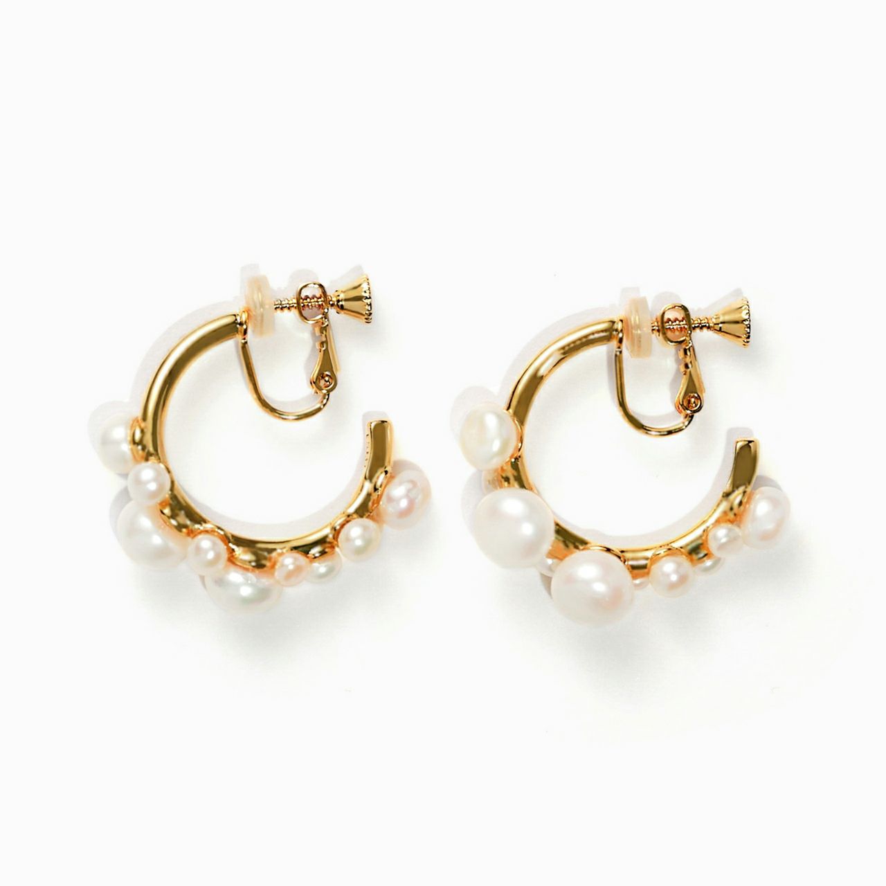 バブルパールフープイヤリング | STELLAR HOLLYWOOD-ステラハリウッド