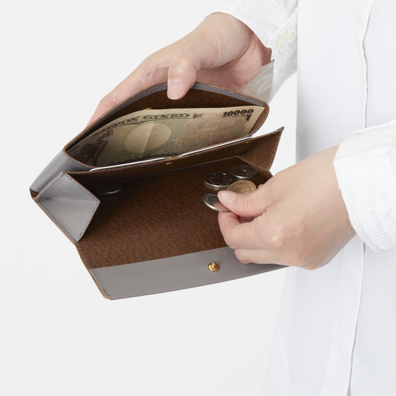 SAFUJI/ミニ長財布うすめ ブライドルレザー -【当店限定】薄さを極めた