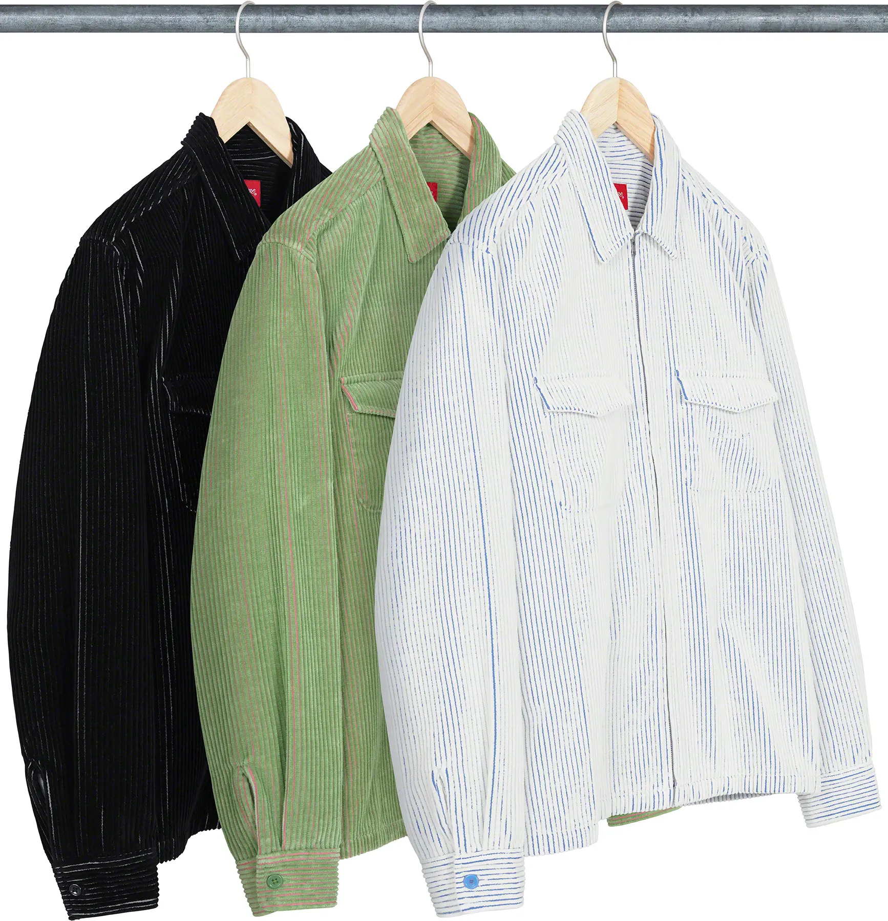 2-Tone Corduroy Zip Up Shirt | Supreme 23ss